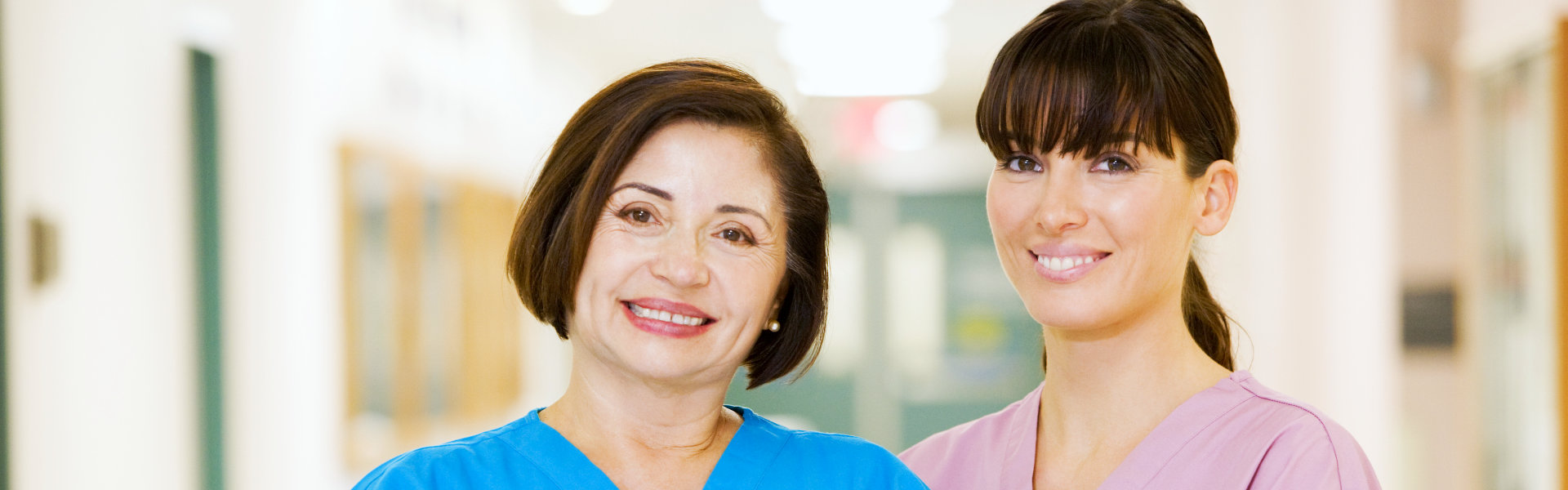 caregivers smiling